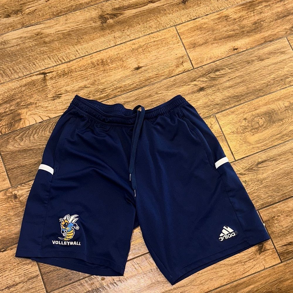 🏐 Adidas AEROREADY Volleyball Shorts Navy Men’s Size L 9” Inseam